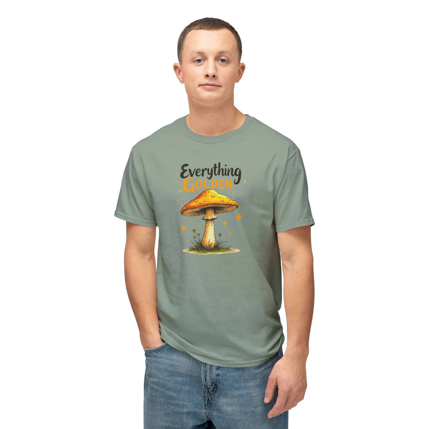 Golden Mushroom T-Shirt — Everything Golden Tee