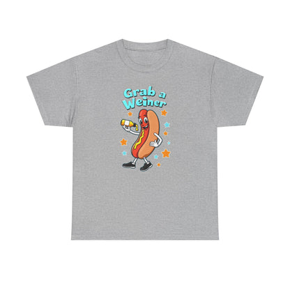 Weiner with mustard, Unisex Heavy Cotton Tee