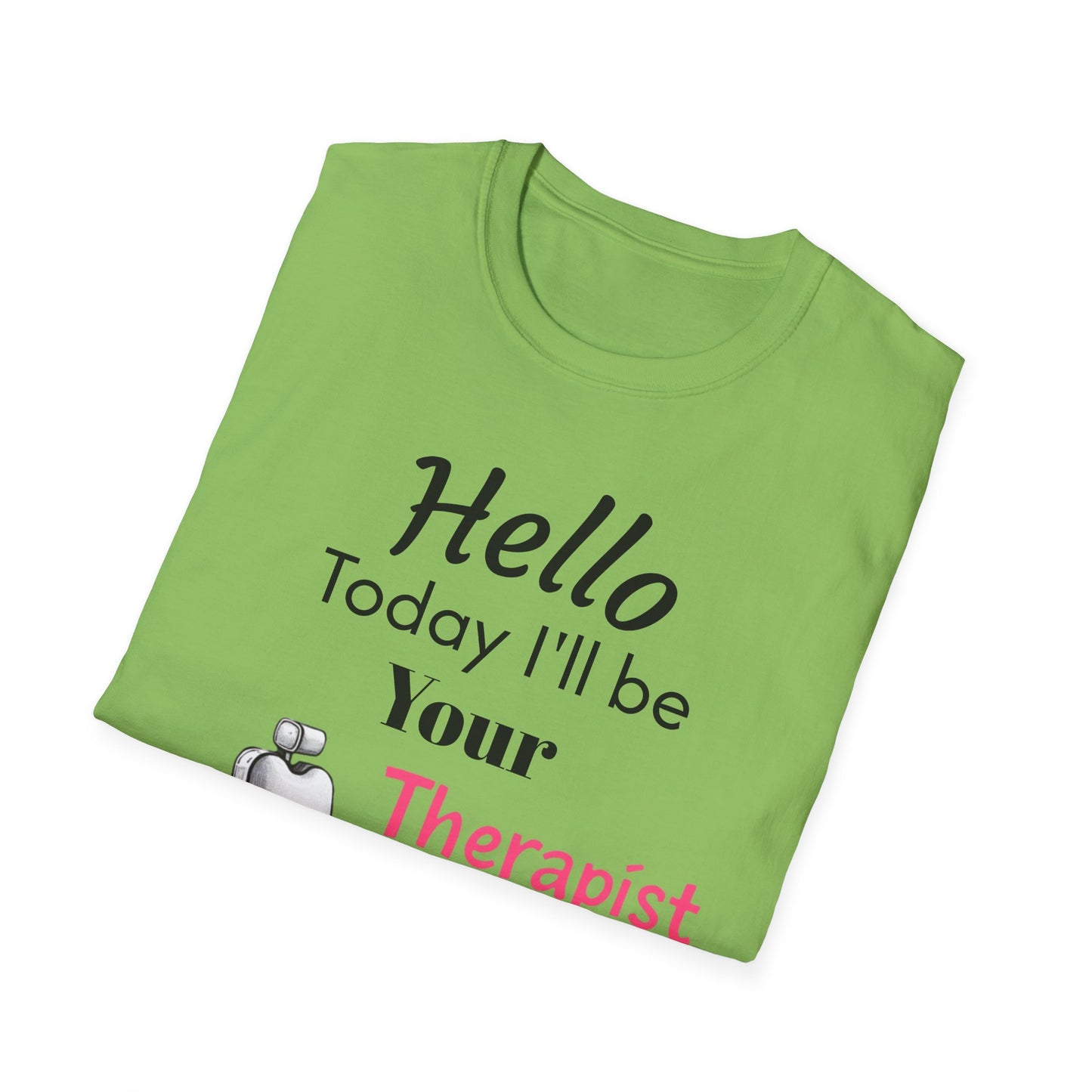 Hair stylist therapy, Unisex Softstyle T-Shirt | Perfect Gift for Barbers, Stylists, Hairdressers, Funny Tee for Self-Care Sundays, Hair Salon [...] - Psychonaut Swag
