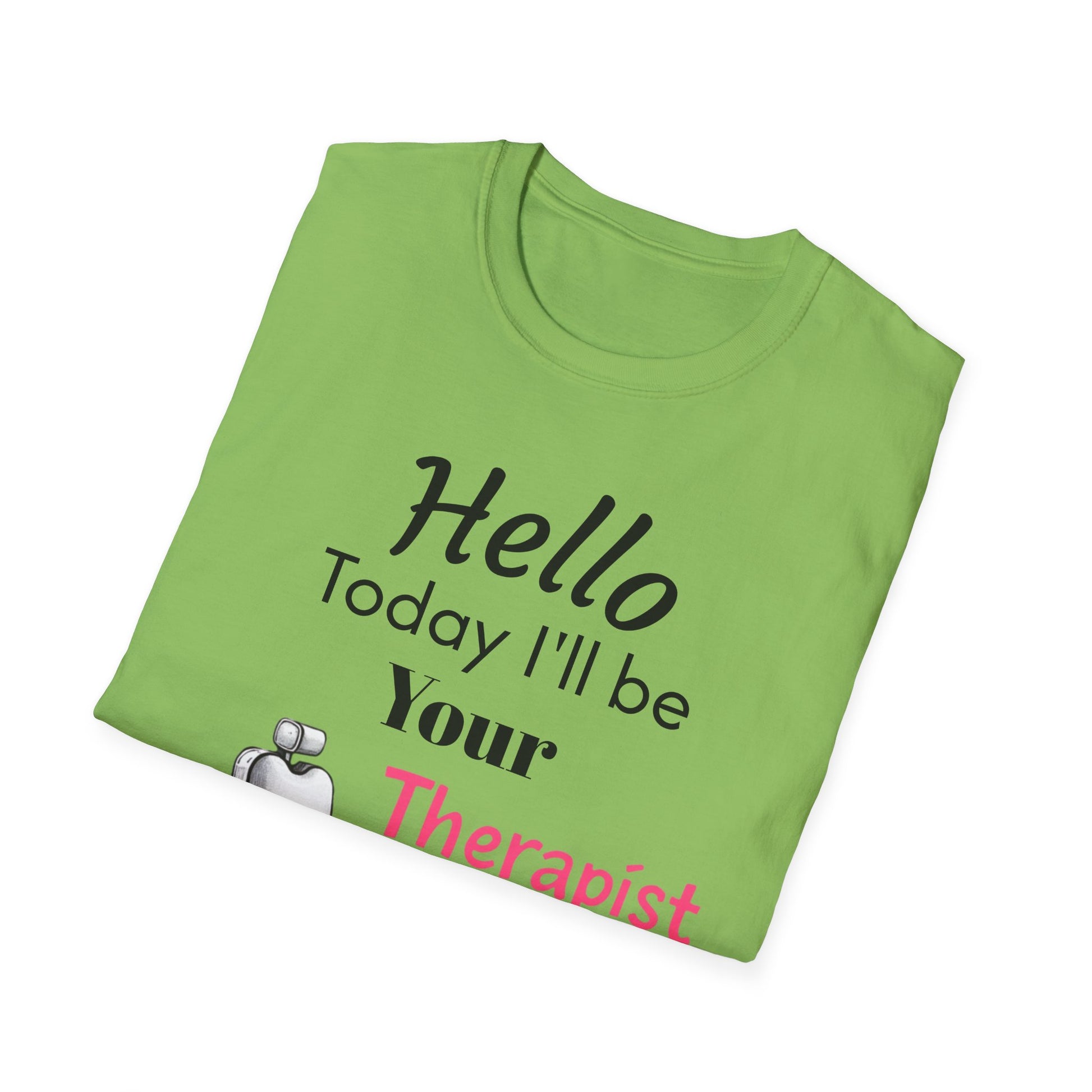Hair stylist therapy, Unisex Softstyle T-Shirt | Perfect Gift for Barbers, Stylists, Hairdressers, Funny Tee for Self-Care Sundays, Hair Salon [...] - Psychonaut Swag