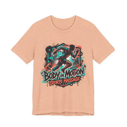Sports Massage T-Shirt — Athletic Runner Graphic Tee