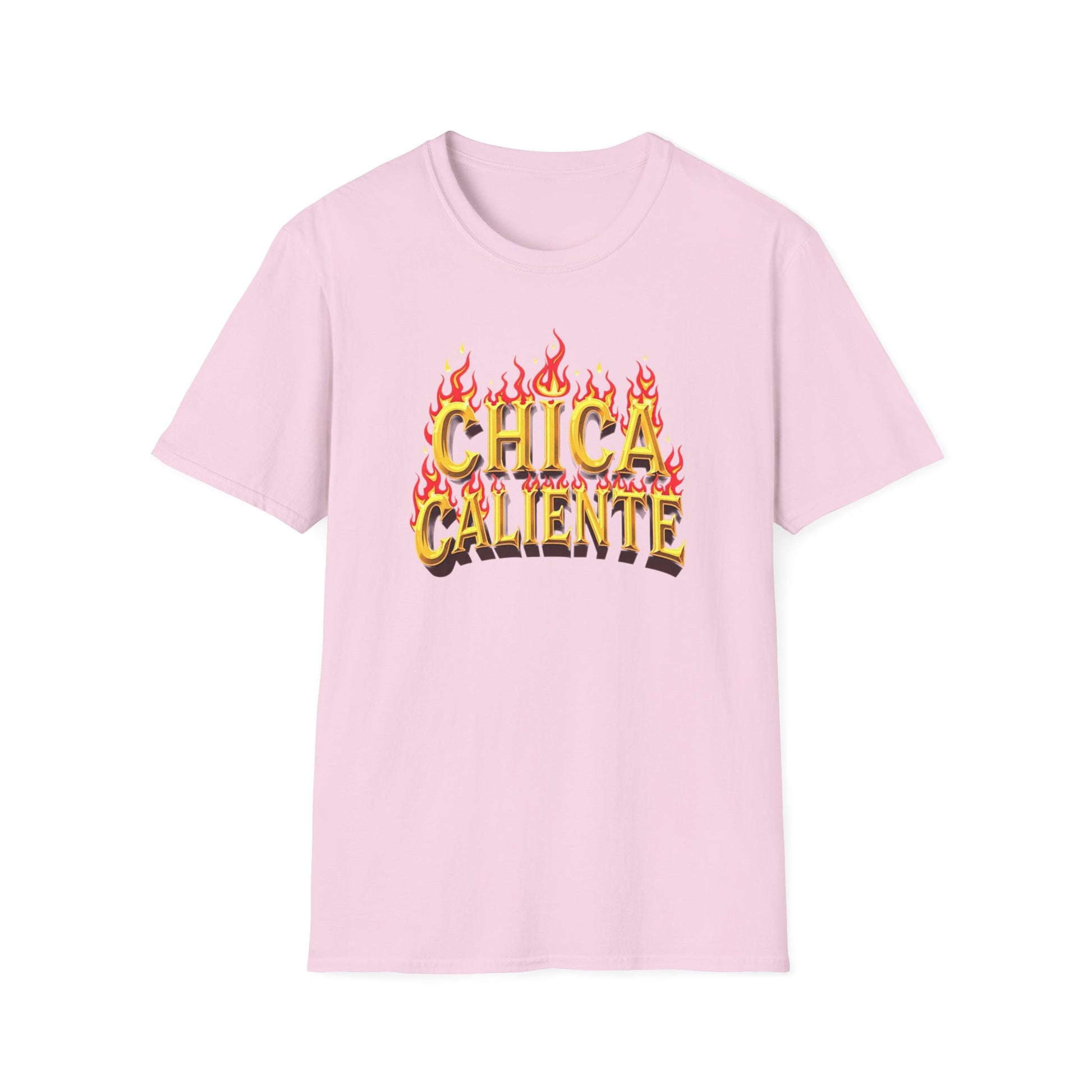 Hot Chick, Flame T-Shirt, Trendy Graphic Tee, Chica Caliente Shirt, Gift for Her, Summer Fashion, Casual Style - Psychonaut Swag