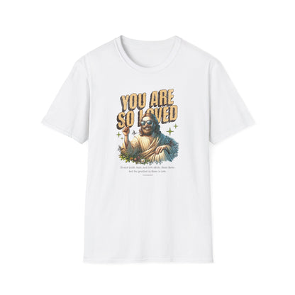 You Are So Loved T-Shirt — Inspirational Vintage Jesus Graphic Tee