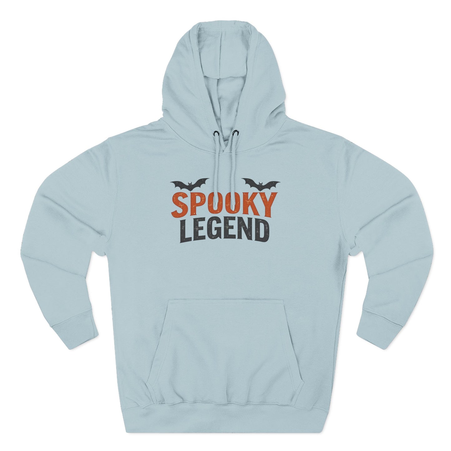 Spooky Legend Hoodie — Halloween Bat Graphic Fleece Sweatshirt