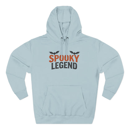 Spooky Legend Hoodie — Halloween Bat Graphic Fleece Sweatshirt