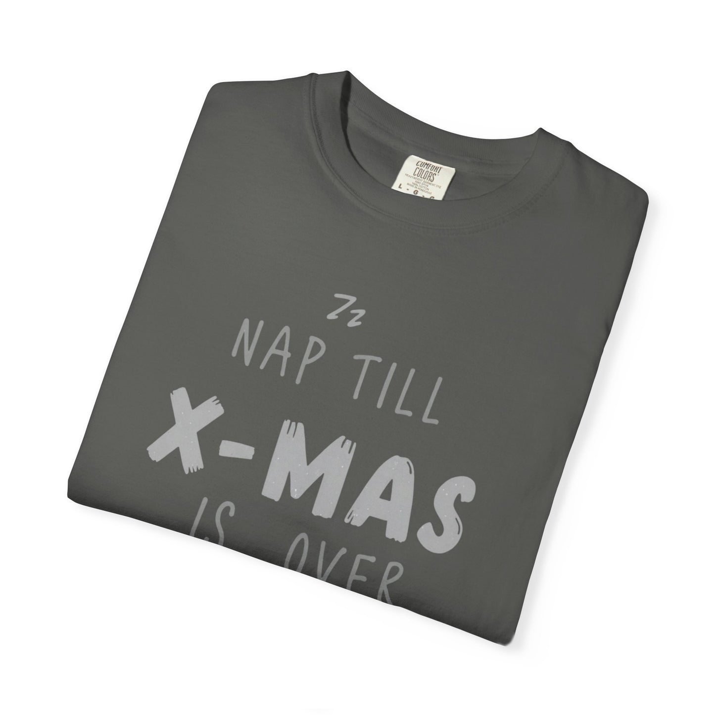 Nap Till X-Mas T-Shirt — Funny Christmas Holiday Tee