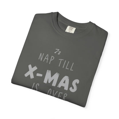 Nap Till X-Mas T-Shirt — Funny Christmas Holiday Tee
