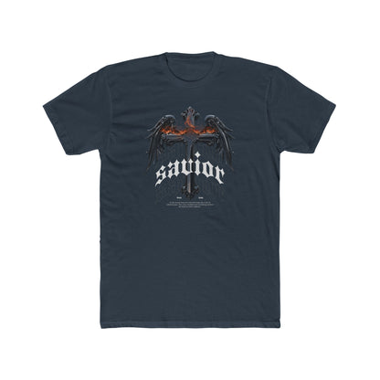 Savior Cross & Wings Graphic Tee - Gothic Christian Streetwear