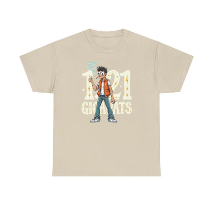 Gigawatts of Power,  Unisex Heavy Cotton Tee, Graphic Shirt, Retro Tee, Casual Wear, Geek Fashion, Fun Gift - Psychonaut Swag