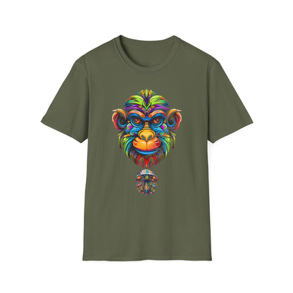 Stoned Ape, Psychedelic Unisex Softstyle T-Shirt