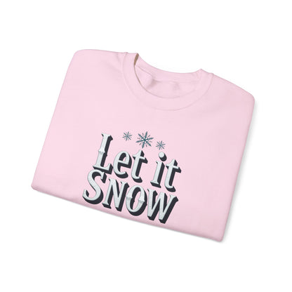 Let It Snow Sweatshirt — Cozy Holiday Crewneck