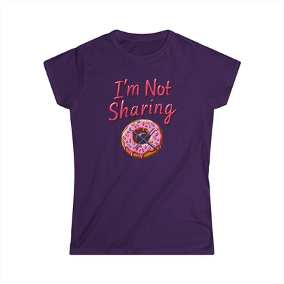 I’m Not Sharing, Casual Gift, Bar Attire, Foodie Shirt, Birthday Gift, Snack Lover Apparel, Laugh-Out-Loud Tee - Psychonaut Swag