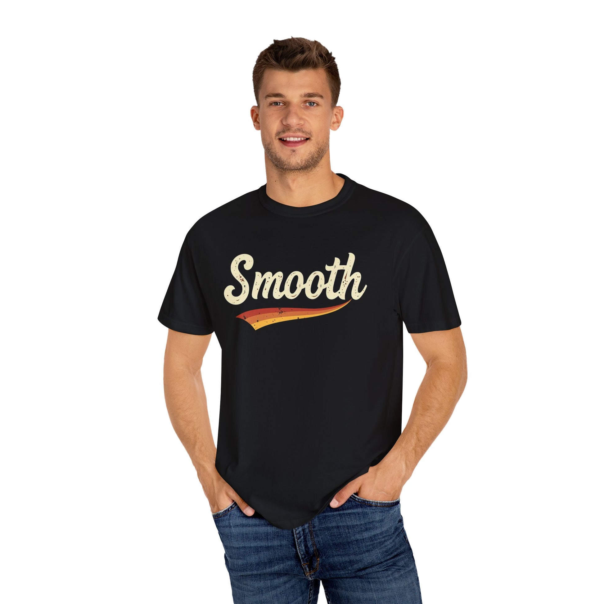 Smooth Tees - Vintage Unisex Garment-Dyed T-Shirt, Casual Wear, Unique Gift, Trendy Style, Everyday Comfort - Psychonaut Swag