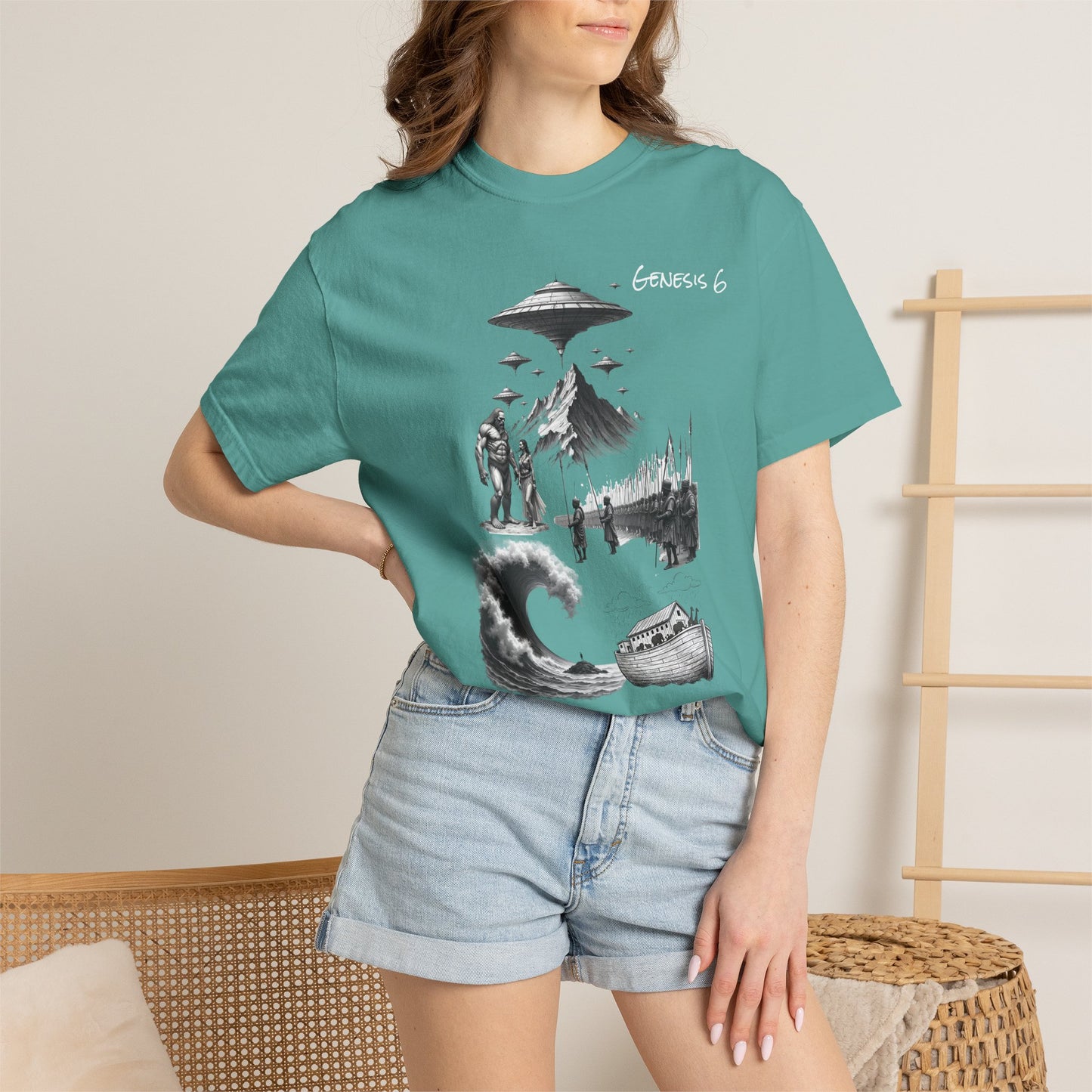 Genesis 6 Ark T-Shirt — Giants, Nephilim & Flood Story