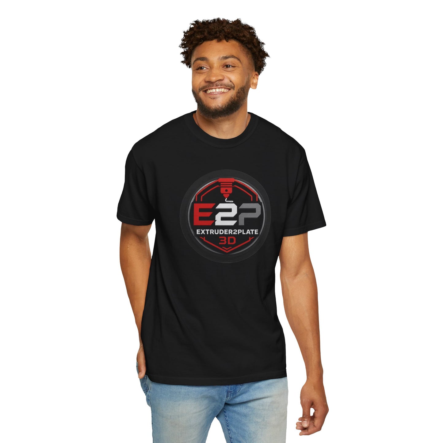Extruder2Plate E2P Logo Tee (3D Printing Enthusiast Shirt)