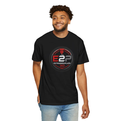 Extruder2Plate E2P Logo Tee (3D Printing Enthusiast Shirt)