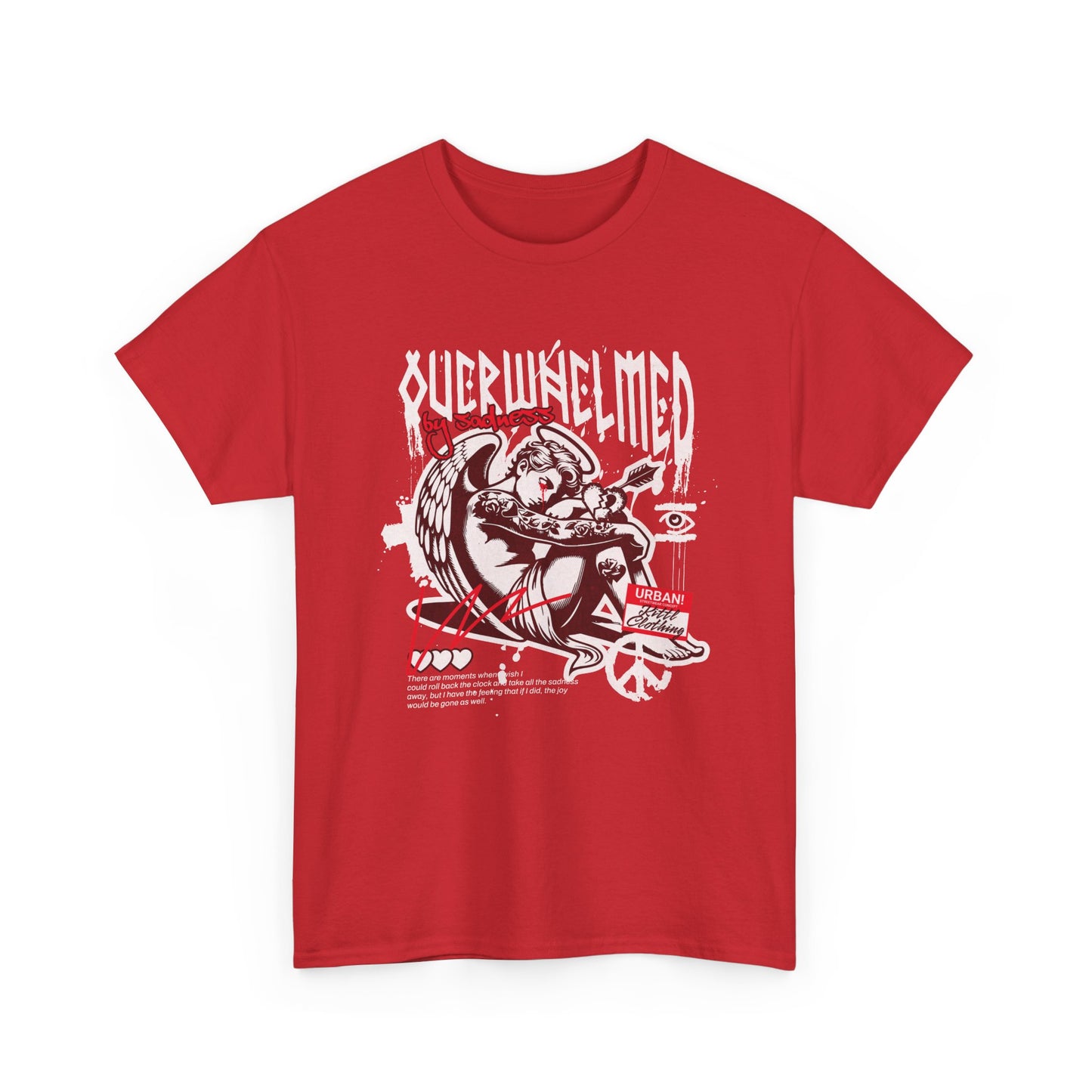 Overwhelmed, Unisex Heavy Cotton Tee