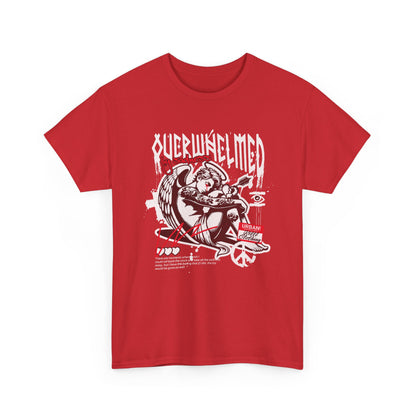 Overwhelmed, Unisex Heavy Cotton Tee