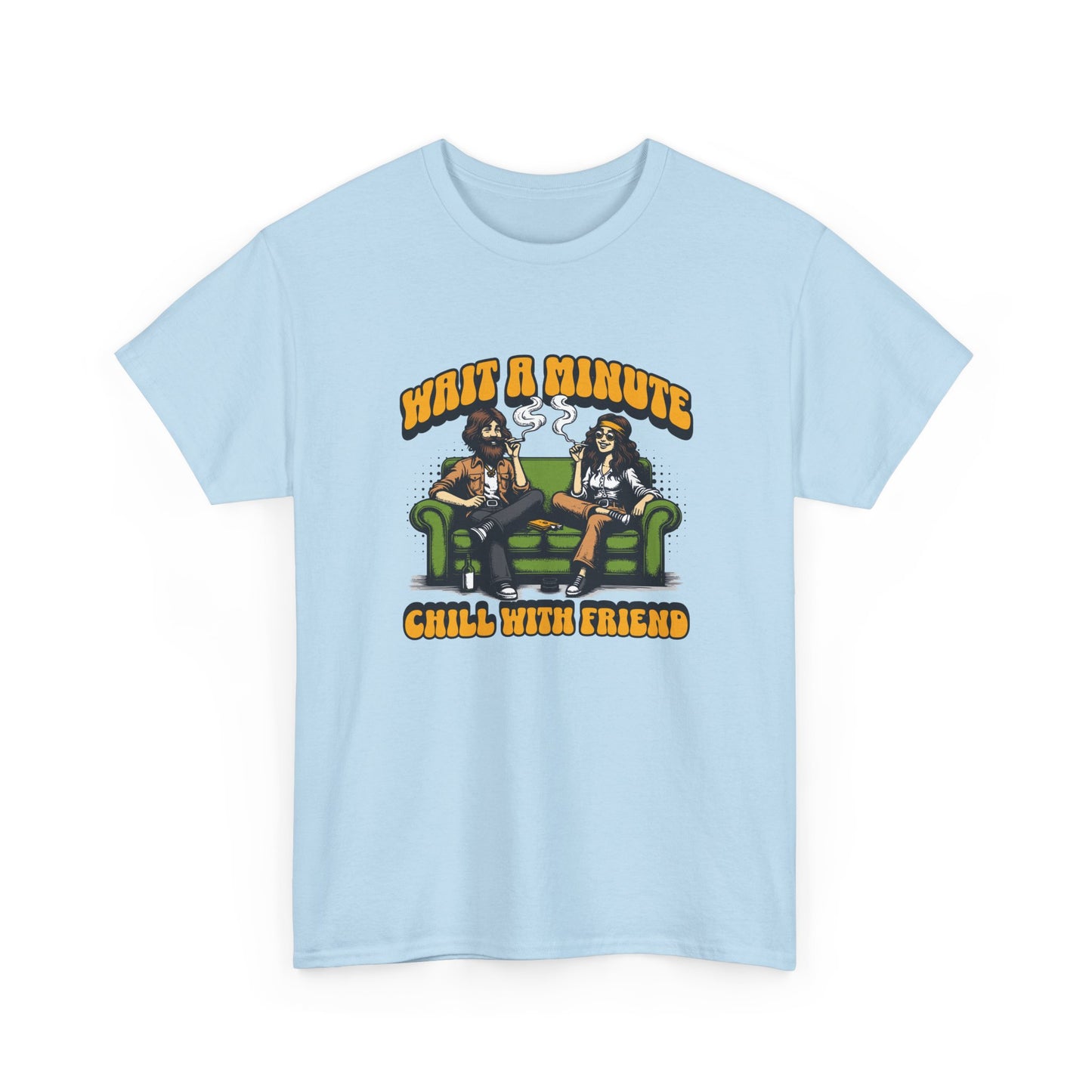 Chill with friends, Unisex Heavy Cotton Tee