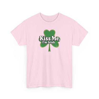 Kiss Me I'm Irish T-Shirt — St. Patrick's Day Shamrock Tee