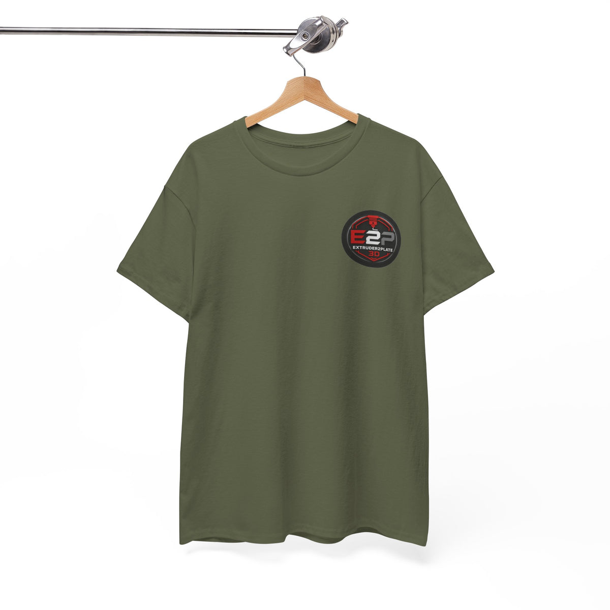Extruder2Plate3D, Poop Happens T‑Shirt — Funny Cartoon 3D Printer Graphic Tee