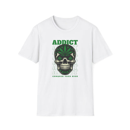 Cannabis Addict T-Shirt — Funny Marijuana Graphic Tee
