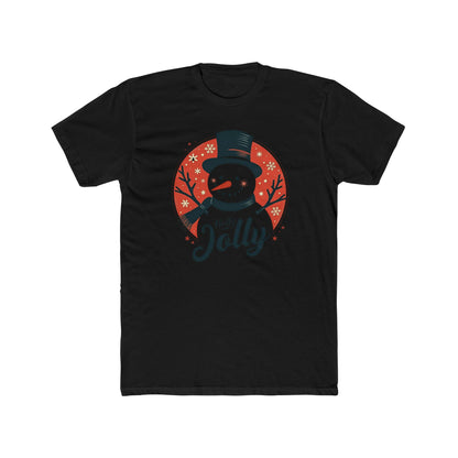 Holly Jolly Snowman T-Shirt — Christmas Holiday Crew Tee