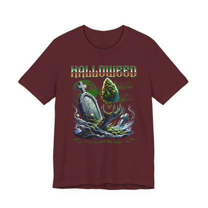 Halloweed, Haunted Herb, Unisex Jersey Short Sleeve Tee