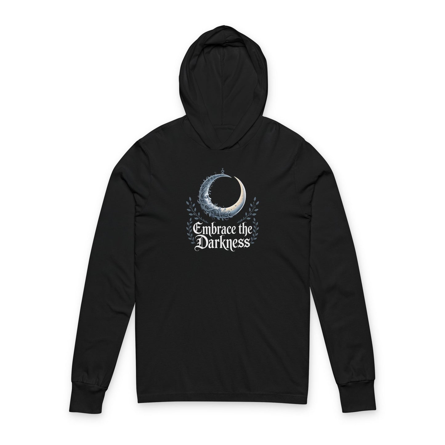 Embrace the Darkness Hooded Long Sleeve Tee