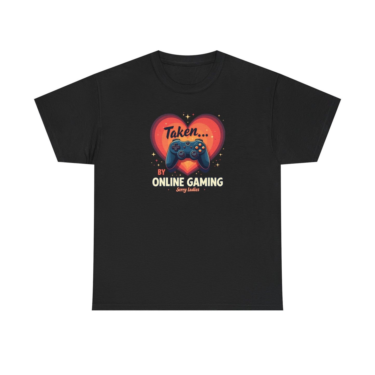 Taken by Online Gaming T-Shirt — Gamer Love Heart Controller Tee