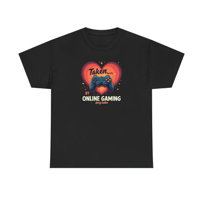 Taken by Online Gaming T-Shirt — Gamer Love Heart Controller Tee