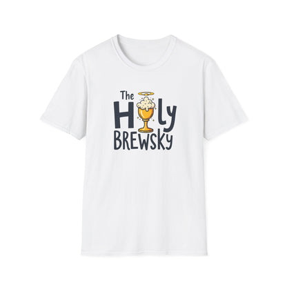 Holy Brewski Unisex T-Shirt, Funny Beer Tee, Gift for Beer Lovers, Party Shirt, Casual Wear, Birthday Gift - Psychonaut Swag