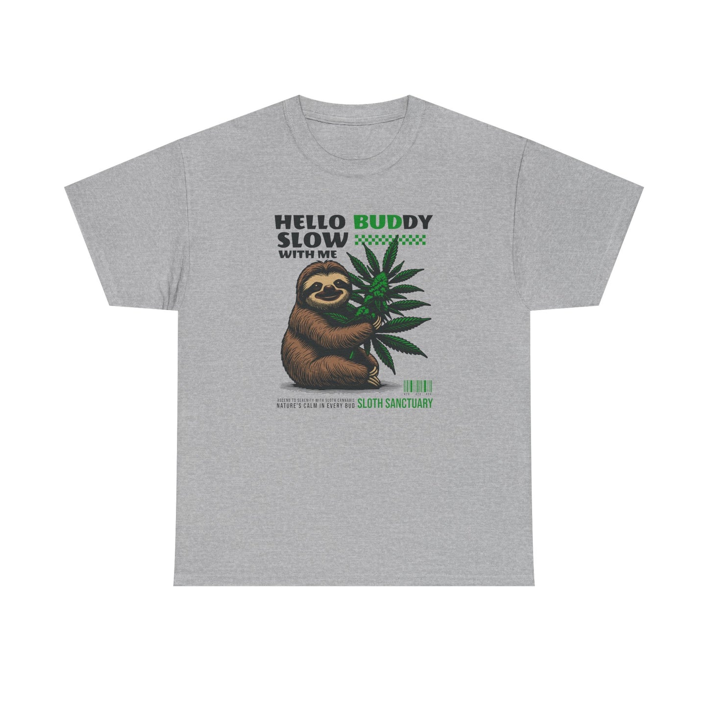 Sloth Buddy, Unisex Heavy Cotton Tee