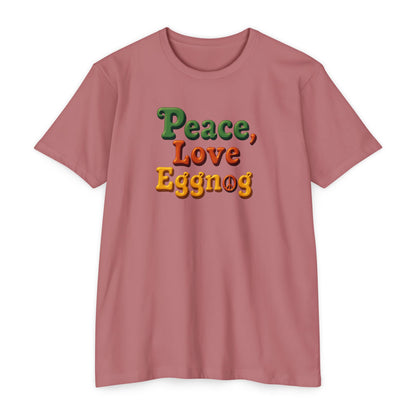 Peace, Love, Eggnog Holiday T-Shirt