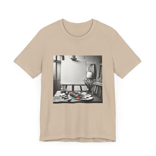Artistic Unisex Tee - The Anticipation of a Blank Canvas - Psychonaut Swag