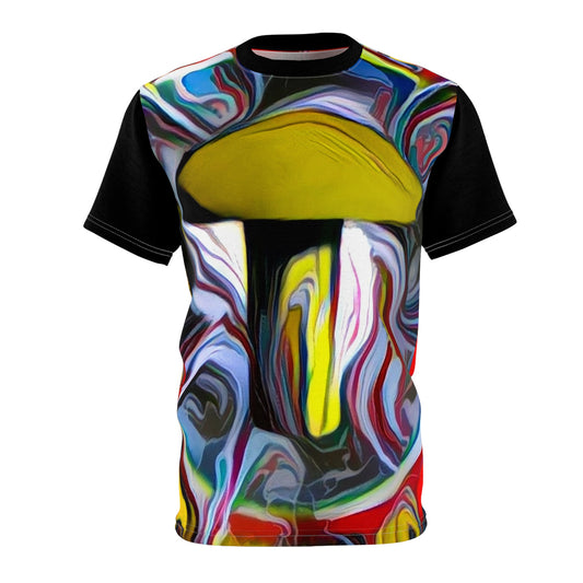 Mega Shroom, Unisex Cut & Sew Tee (AOP) - Psychonaut Swag