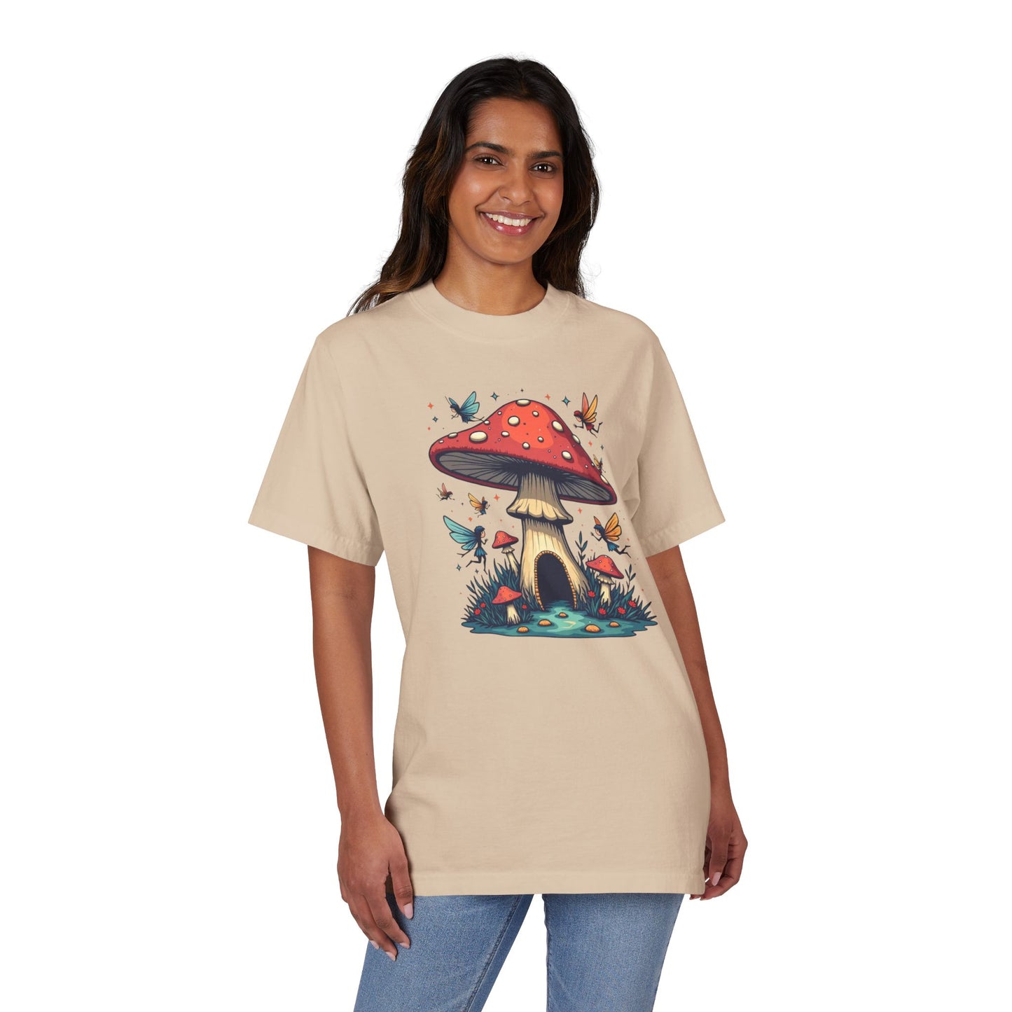 Mushroom Fairy Cottage T-Shirt