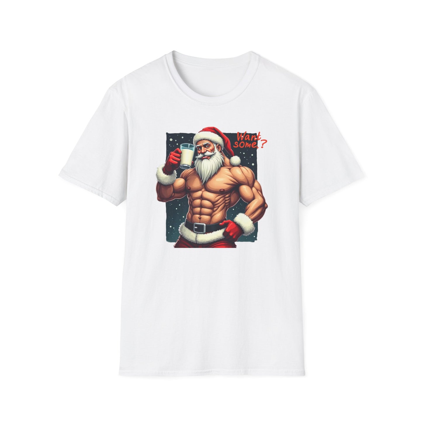 Santa Post-Workout Milk T-Shirt