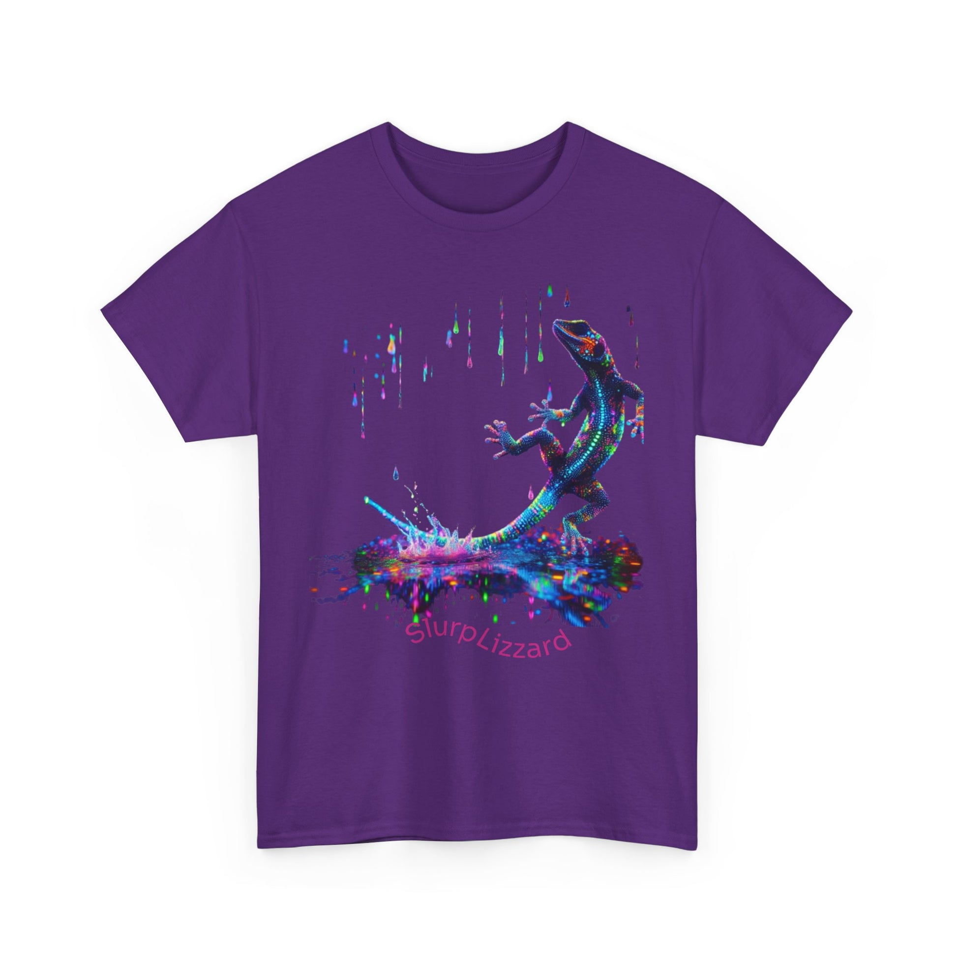 Slurp Lizzard, Unisex Heavy Cotton Tee - Psychonaut Swag