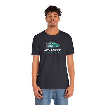 Advanced Mobile Detailing, Super soft style, Unisex Tee, Car Enthusiast Shirt, Automotive Gift, Stylish Car Wash Tee, Perfect for Mechanics, Birthday or Holiday Gift