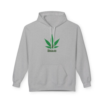 It's Organic, Marijuana Leaf, Unisex Midweight Softstyle Fleece Hoodie - Psychonaut Swag