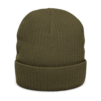 Advanced Mobile Detailing, Embroidered Ribbed Knit Beanie | Cozy Winter Hat, Gift for Him/Her, Stylish Accessories, Outdoor Essentials, Custom Beanie