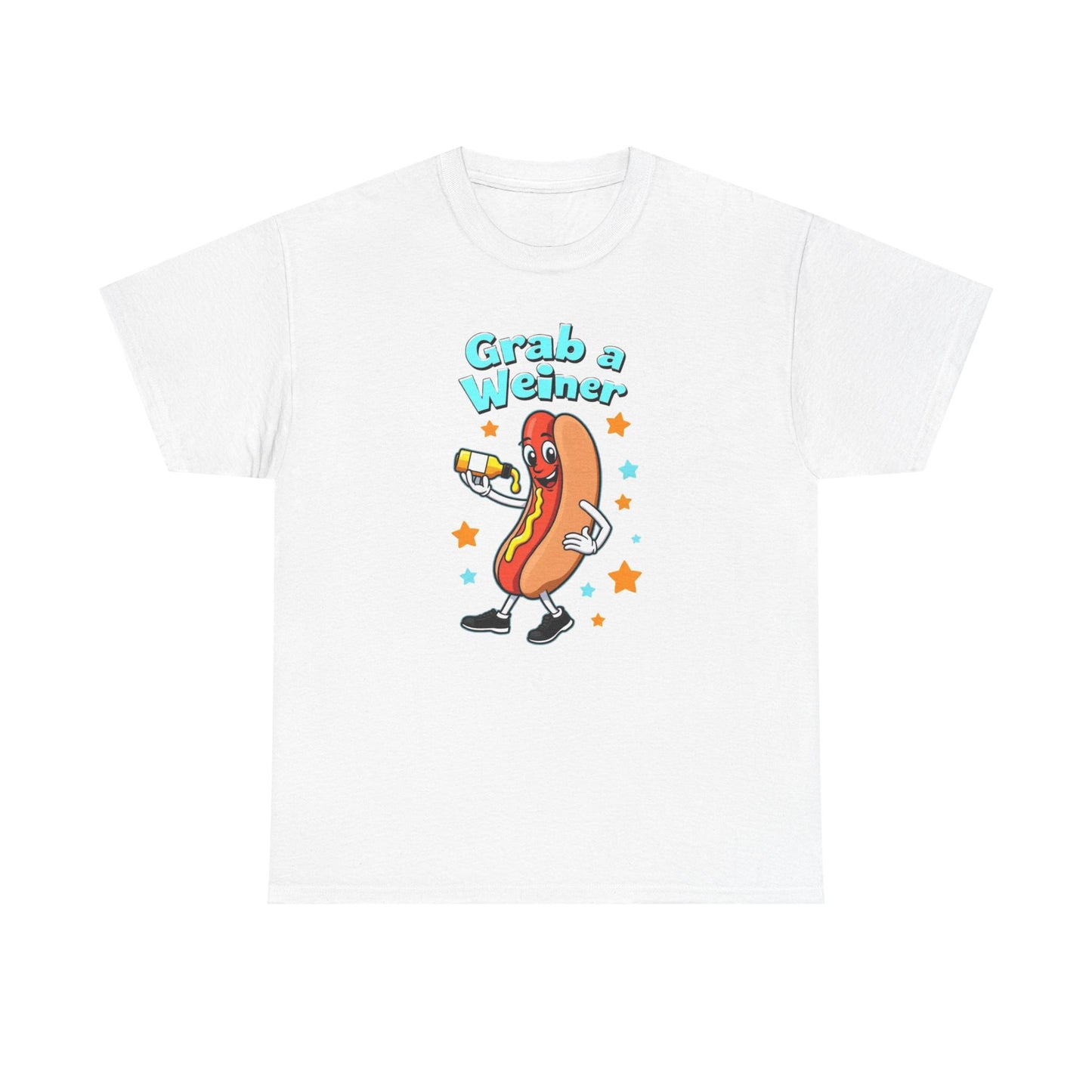 Weiner with mustard, Unisex Heavy Cotton Tee