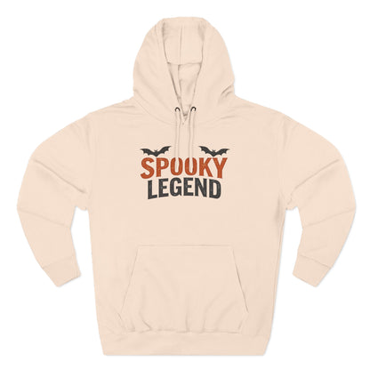 Spooky Legend Hoodie — Halloween Bat Graphic Fleece Sweatshirt