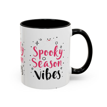 Spooky Season Vibes Accent Coffee Mug (Halloween 11/15oz)