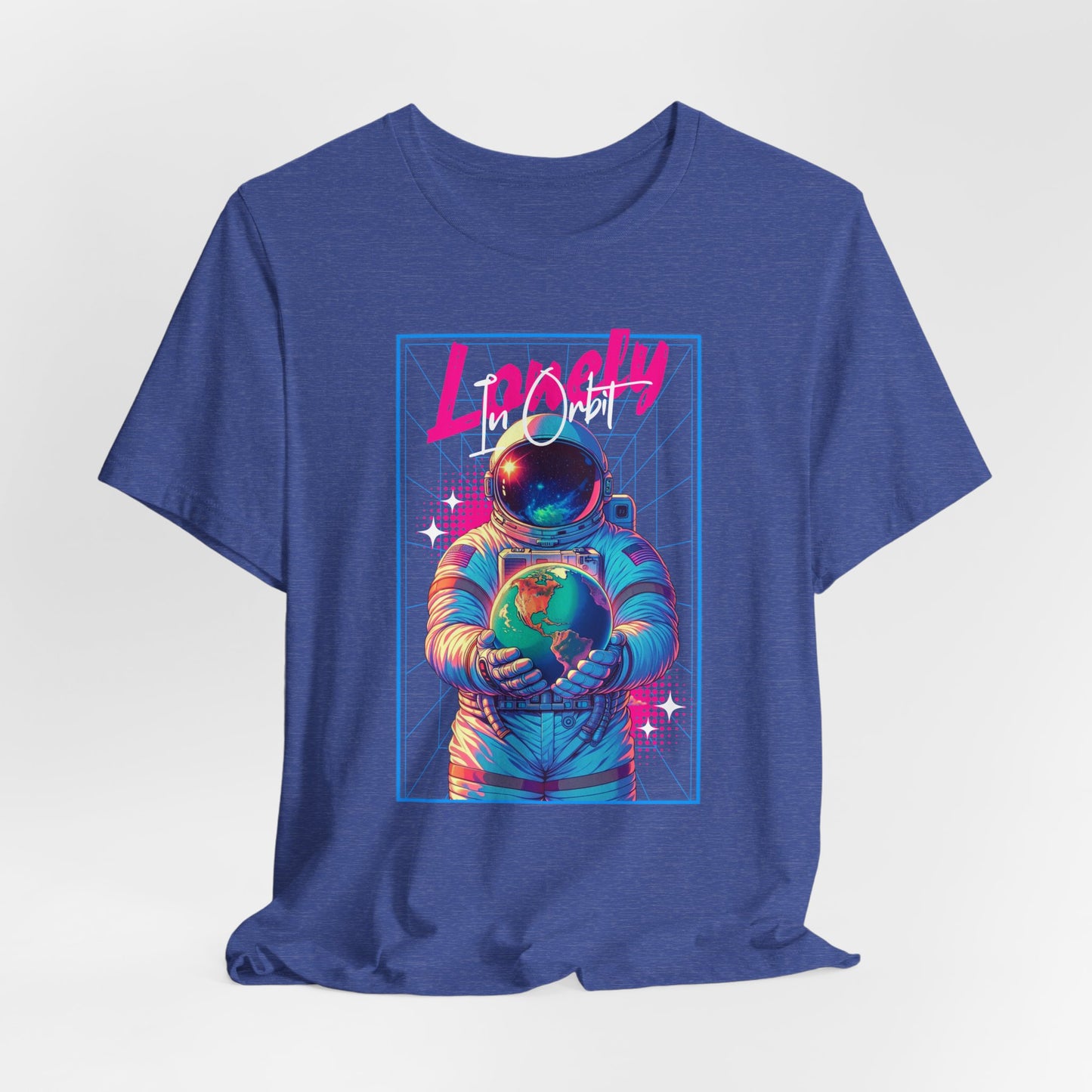 Astronaut Explorer Tee — "Lonely in Orbit" Space Graphic T-Shirt