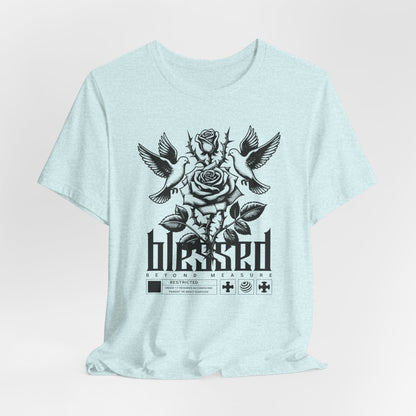 Blessed Rose Tee — Vintage Floral Graphic T‑Shirt