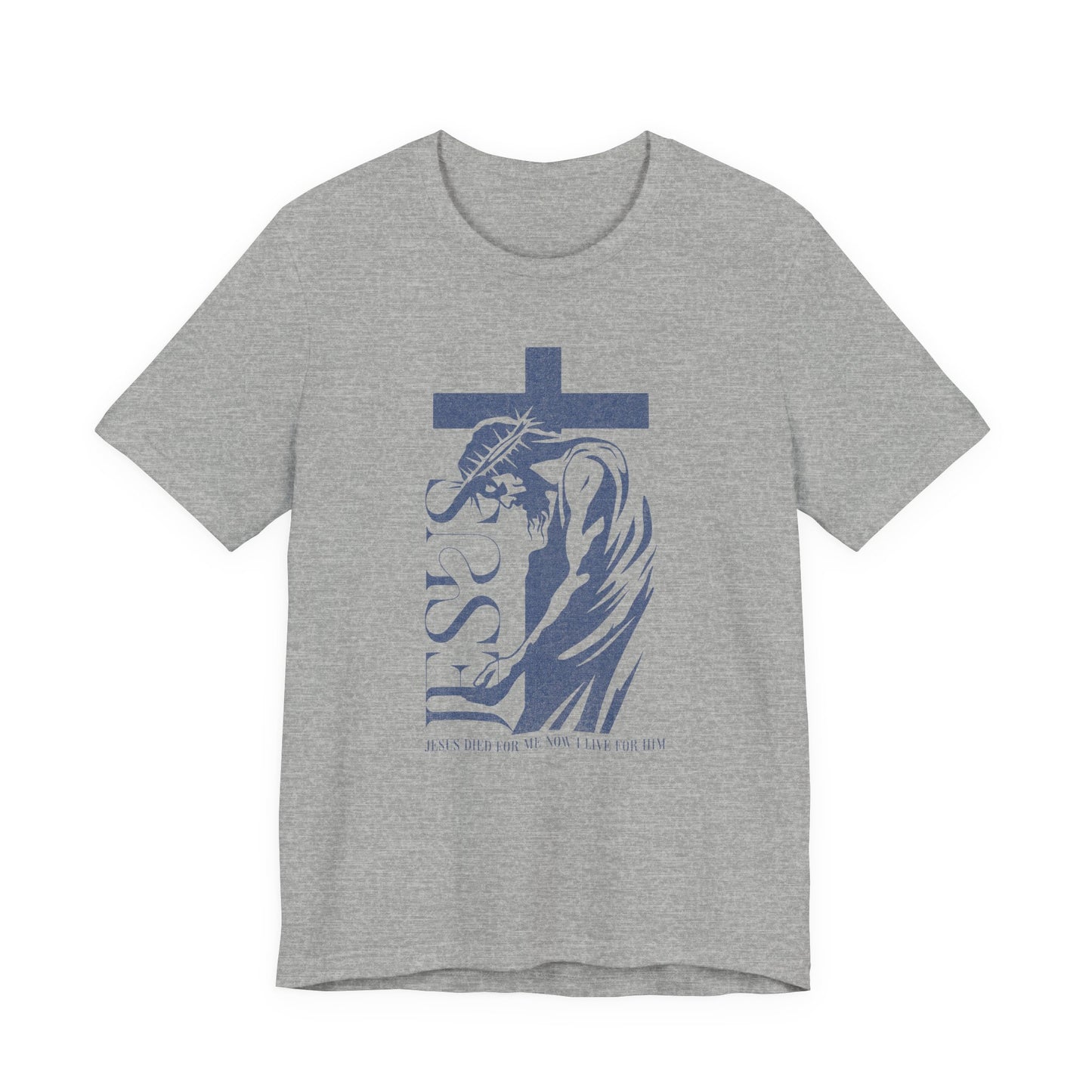 Christian Jesus Tee — Crown of Thorns Cross Graphic T-Shirt