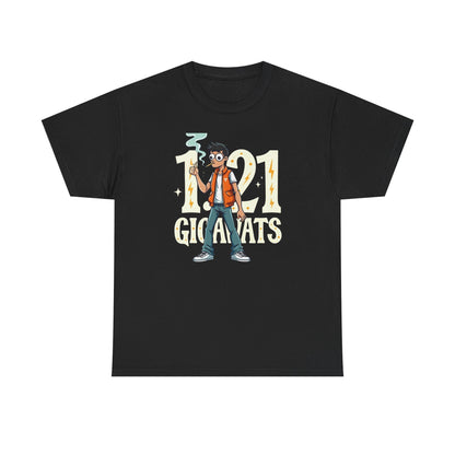 Gigawatts of Power,  Unisex Heavy Cotton Tee, Graphic Shirt, Retro Tee, Casual Wear, Geek Fashion, Fun Gift - Psychonaut Swag