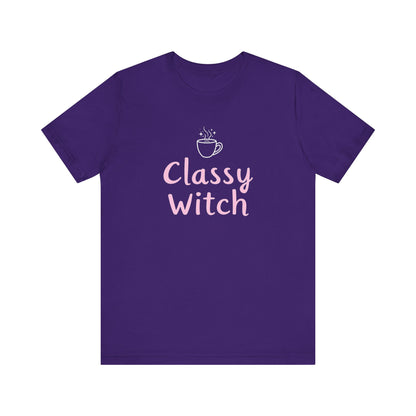 Classy Witch Unisex T-Shirt, Cute Witch Halloween Tee, Gift for Witches, Classy Witch Apparel, Cozy Everyday Wear, Witchy Style